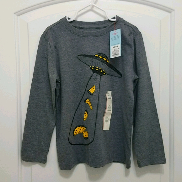 Cat & Jack UFO & Pizza Shirt - Picture 1 of 7